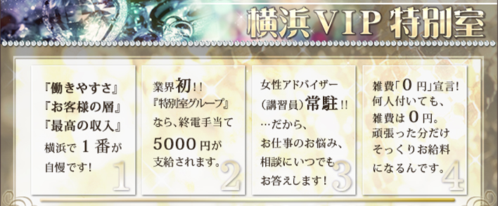 VIP特別室 求人バナー